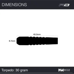 Red Dragon Darts Flightmasters Torpedo -Darts Promotion Store RDD0019 Torpedo 30g Image 7 1655898735 scaled