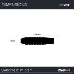 Red Dragon Darts Flightmasters Swingfire 2 -Darts Promotion Store RDD0027 Swingfire 202 2021g 20 20Image 207