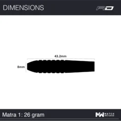 Red Dragon Darts Flightmasters Matra 1 -Darts Promotion Store RDD0041 Matra126g Image7 scaled