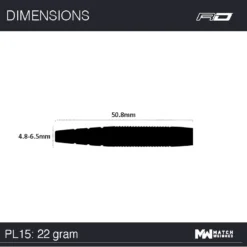 Red Dragon Darts Peter Wright PL15 -Darts Promotion Store RDD1584 Peter 20Wright 20PL15 20 2022g 20 20Image 207