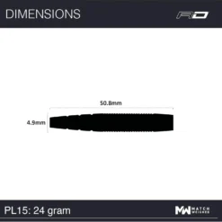 Red Dragon Darts Peter Wright PL15 -Darts Promotion Store RDD1585 Peter Wright PL15 24g Image 7 1673360490