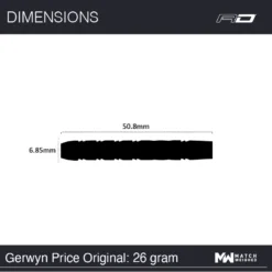 Red Dragon Darts Gerwyn Price Blue Originals -Darts Promotion Store RDD1890 GerwynPriceOriginal24g Image7 ef150f25 eb05 45e2 bbbe 02723660d891