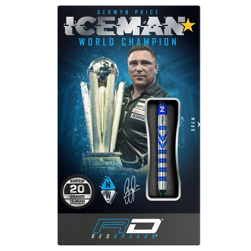 Red Dragon Darts Gerwyn Price Blue Originals Soft Tip 3 Red Dragon Darts Gerwyn Price Blue Originals Soft Tip - Image 3