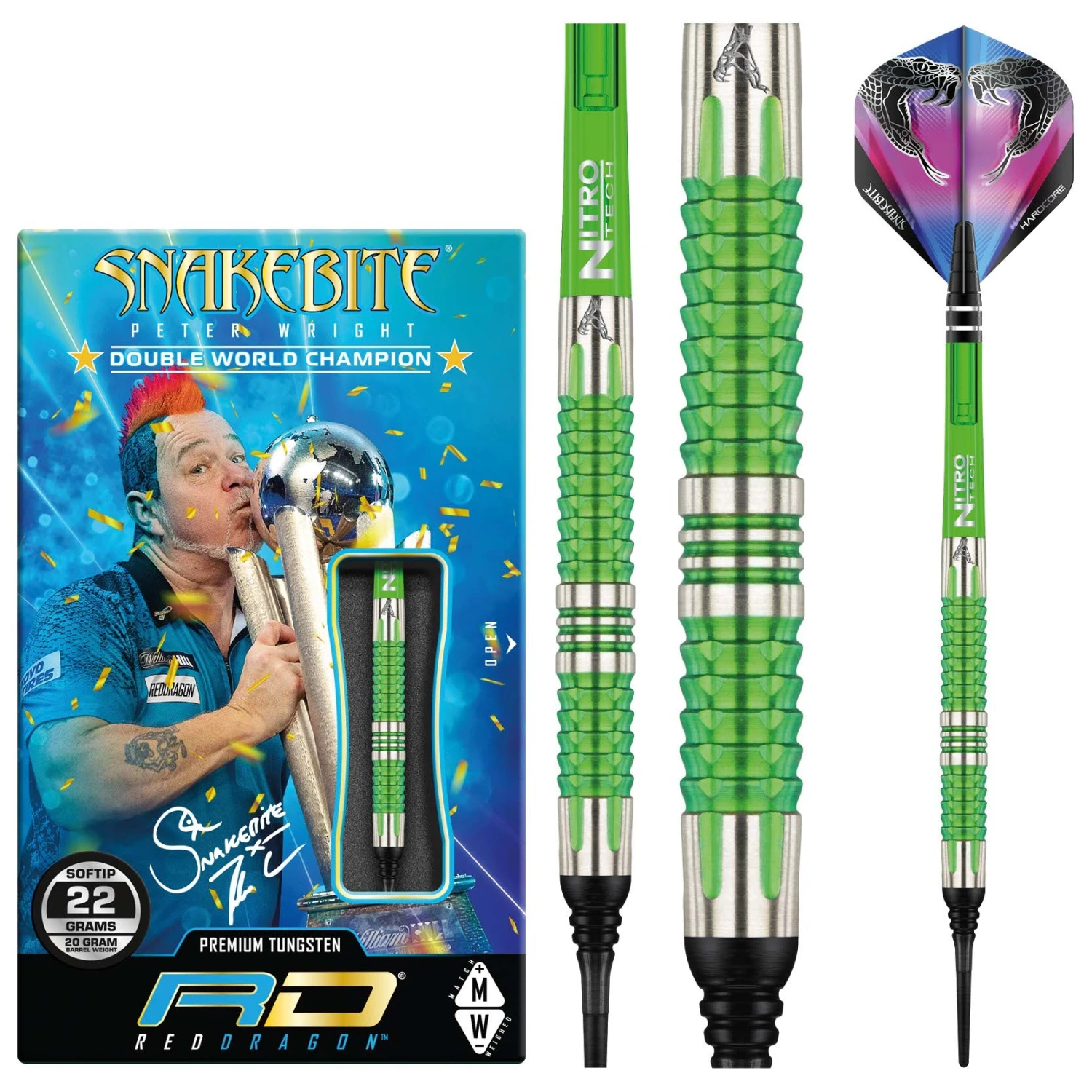Red Dragon Darts Peter Wright Mamba 2 Soft Tip - Image 9