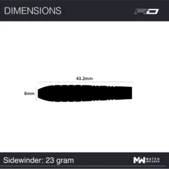 Red Dragon Darts Flightmasters Sidewinder -Darts Promotion Store RDD2346 Sidewinder 2023g 20 20Image 207 scaled