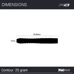 Red Dragon Darts Gerwyn Price Iceman Contour 21 Red Dragon Darts Gerwyn Price Iceman Contour -Darts Promotion Store RDD2368 GerwynPriceIcemanContour25g Image7