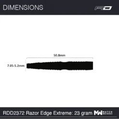 Red Dragon Darts Razor Edge Extreme -Darts Promotion Store RDD2372 RazorEdgeExtreme23g Image7