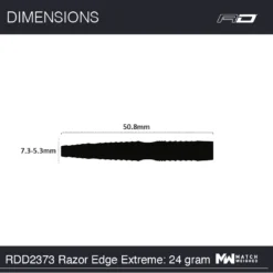 Red Dragon Darts Razor Edge Extreme -Darts Promotion Store RDD2373 RazorEdgeExtreme24g Image7 00fda820 a466 42d7 a0b5 3618f2569ba7