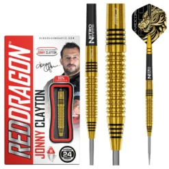 Red Dragon Darts Jonny Clayton Gold -Darts Promotion Store RDD2393 Jonny Clayton Gold 24g Image 1 1679585408