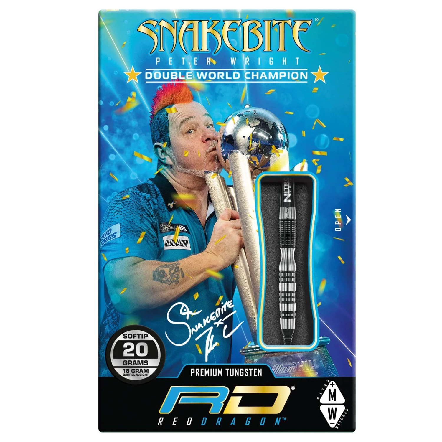 Red Dragon Darts Peter Wright Black Racer Soft Tip - Image 4