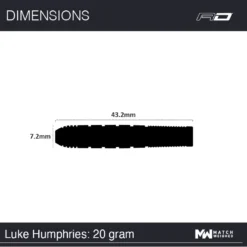 Red Dragon Darts Luke Humphries Orginals Soft Tip -Darts Promotion Store RDD2402 Luke 20Humphries 2020g 20Softip 20 20Image 207
