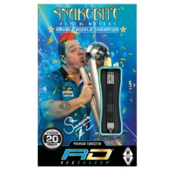 Red Dragon Darts Peter Wright Double World Champion Special Edition -Darts Promotion Store RDD2408 DWC Black SE 20g Image 4 1650898818