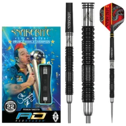Red Dragon Darts Peter Wright Double World Champion Special Edition -Darts Promotion Store RDD2409 DWC Black SE 22g Image 1 1650898821