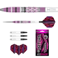Red Dragon Darts Artura Shocking Pink -Darts Promotion Store RDD2506Artura1Pink 24g Image5