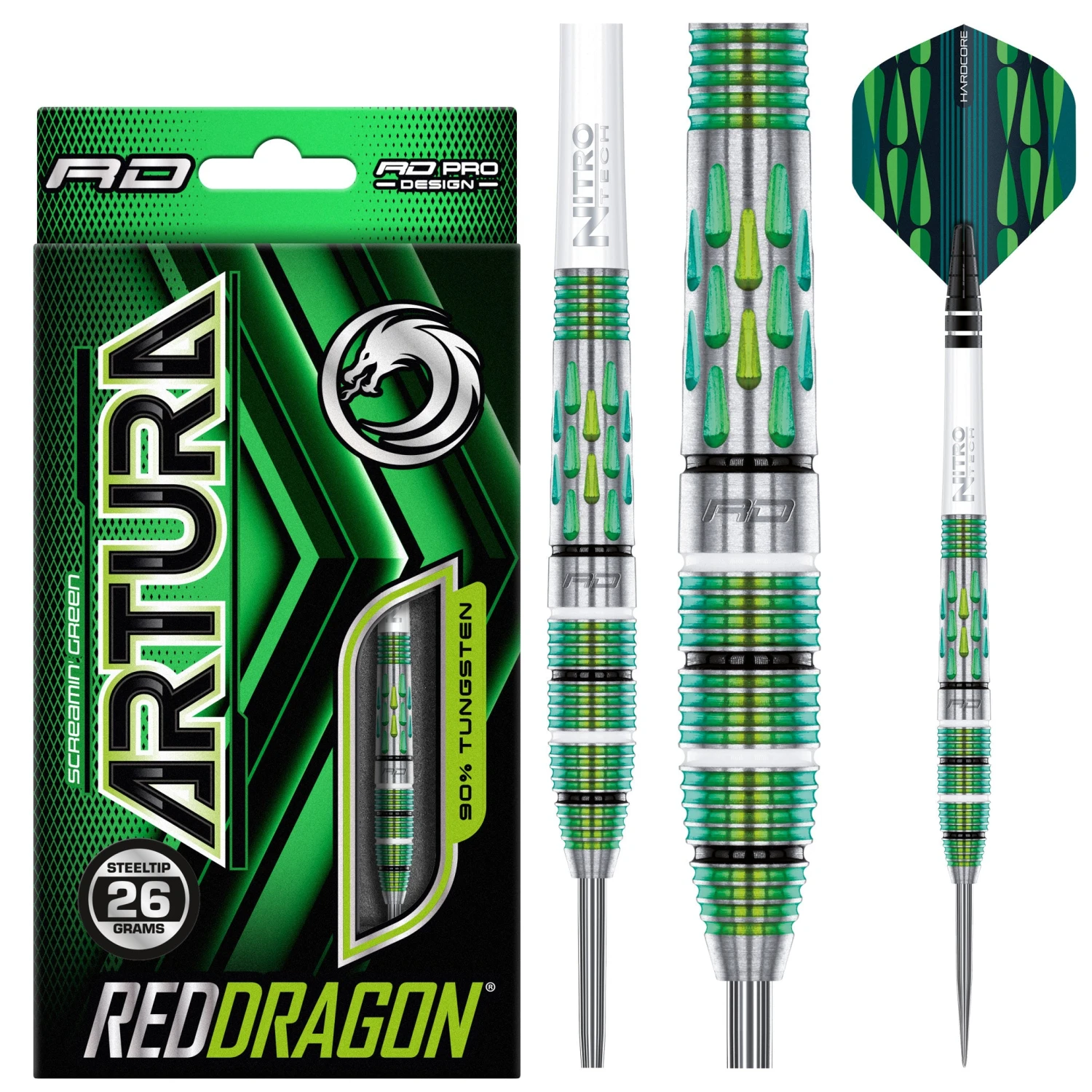 Red Dragon Darts Artura Screamin' Green 8 Red Dragon Darts Artura Screamin' Green - Image 8
