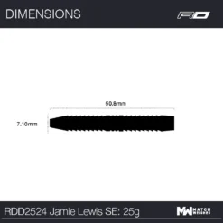 Red Dragon Darts Jamie Lewis SE -Darts Promotion Store RDD2524 Jamie Lewis SE 25g image 7 1671625213