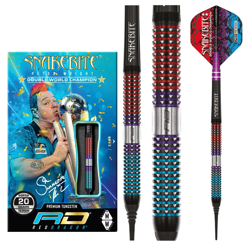 Red Dragon Darts Peter Wright Snakebite Spirit Soft Tip 1 Red Dragon Darts Peter Wright Snakebite Spirit Soft Tip