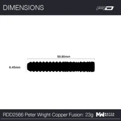 Red Dragon Darts Peter Wright Copper Fusion 17 Red Dragon Darts Peter Wright Copper Fusion -Darts Promotion Store RDD2566 Peter Wright 23g Image7 1680773406