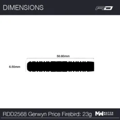 Red Dragon Darts Gerwyn Price Firebird -Darts Promotion Store RDD256823g Image7