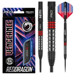 Red Dragon Darts Vengeance Red -Darts Promotion Store RDD2629VengeanceRed24g Image1