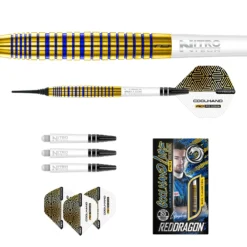 Red Dragon Darts Luke Humphries TX3 Gold S.E. Soft Tip -Darts Promotion Store RDD2665LukeHumphriesTX3GoldSE18g Image5