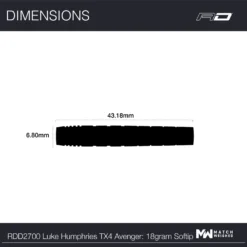 Red Dragon Darts Luke Humphries TX4 Avenger Soft Tip -Darts Promotion Store RDD2700LukeHumphriesWCTX4Avenger18gSoftip Image7 4c92bb2d ef85 499d bc54 62562d1eb87b