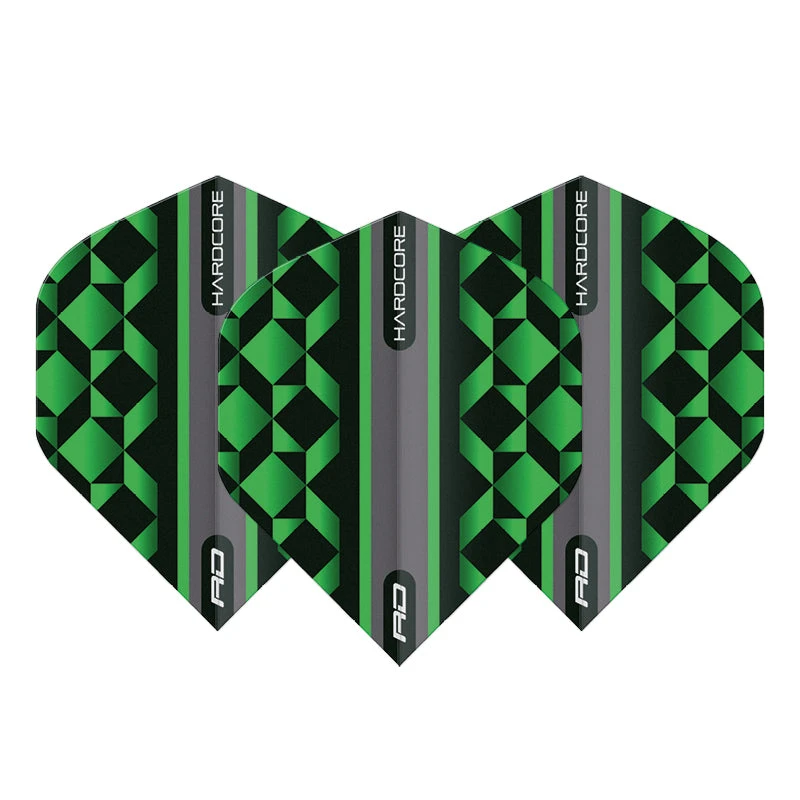 Red Dragon Darts Green & Black Geometric Hardcore Radical Standard - Image 2