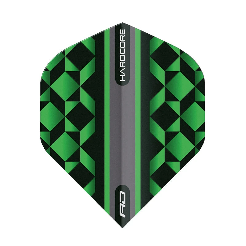 Red Dragon Darts Green & Black Geometric Hardcore Radical Standard - Image 3