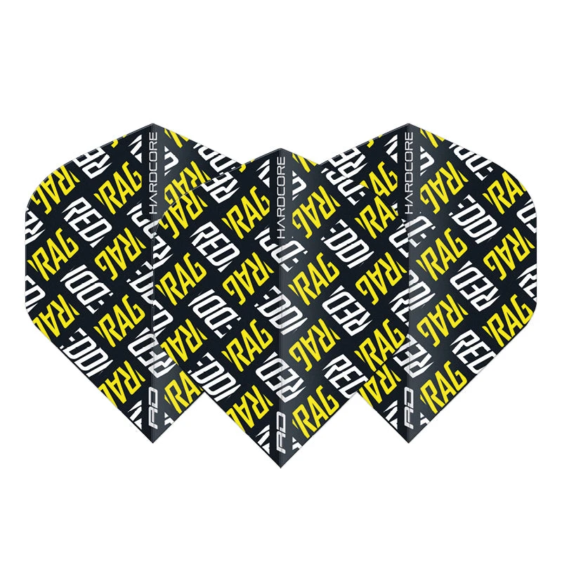 Red Dragon Darts Yellow And White Red Dragon Logo Hardcore XT Standard - Image 2