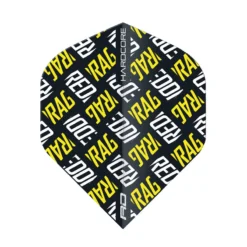Red Dragon Darts Yellow And White Red Dragon Logo Hardcore XT Standard -Darts Promotion Store RDD F6817 Hardcore XT Yellow and White Red Dragon Logo Image3 1670257207