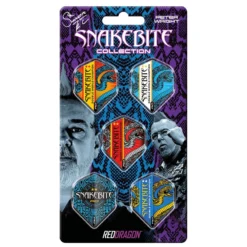 Red Dragon Darts Peter Wright Snakebite Hardcore Flight Collection Card 2