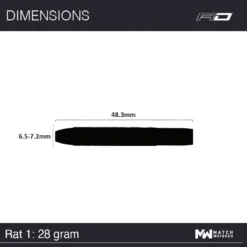 Red Dragon Darts Rat 1 -Darts Promotion Store Rat1 28g Image7