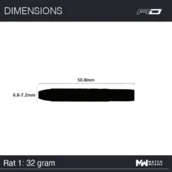 Red Dragon Darts Rat 1 -Darts Promotion Store Rat1 32g Image7