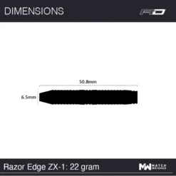 Red Dragon Darts Razor Edge ZX-1 -Darts Promotion Store RazorEdgeZX 1 22g Image7