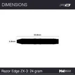 Red Dragon Darts Razor Edge ZX-3 -Darts Promotion Store RazorEdgeZX 3 24g Image7