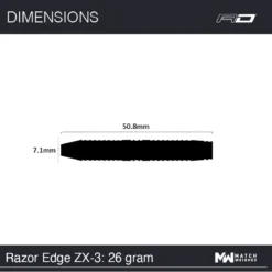Red Dragon Darts Razor Edge ZX-3 -Darts Promotion Store RazorEdgeZX 3 26g Image7