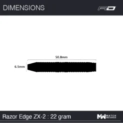 Red Dragon Darts Razor Edge ZX-2 -Darts Promotion Store Razor 20Edge 20ZX 2 2022g 20 20Image 207