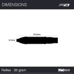 Red Dragon Darts Reflex -Darts Promotion Store Reflex 26g Image 7 1620811211