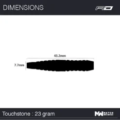 Red Dragon Darts Touchstone Torpedo -Darts Promotion Store Touchstone 23g Image 7 1620978606