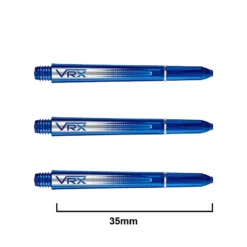 Red Dragon Darts VRX Shafts -Darts Promotion Store VRX Short Blue