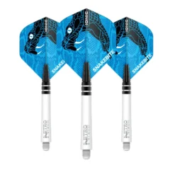 Red Dragon Darts Peter Wright Snakebite Ionic Blue Combo