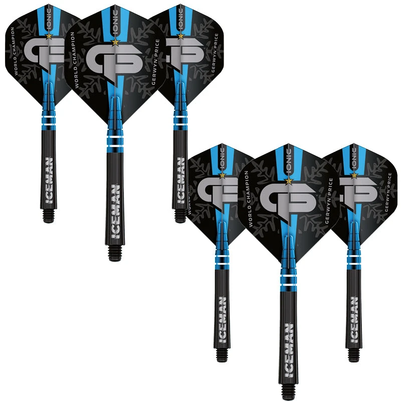 Red Dragon Darts Gerwyn Price World Champion SE Flight & Black Shaft Combo 2 Red Dragon Darts Gerwyn Price World Champion SE Flight & Black Shaft Combo - Image 2