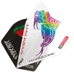 Red Dragon Darts Snakebite Yin Yang Flights Multi-Pack -Darts Promotion Store X0859 Multipack image5