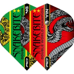 Red Dragon Darts Snakebite Yin Yang Flights Multi-Pack -Darts Promotion Store X0859 Multipack image7