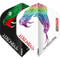 Red Dragon Darts Snakebite Yin Yang Flights Multi-Pack -Darts Promotion Store X0859 Multipack image8