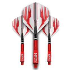 Red Dragon Darts Flight & Shaft Combo - Nitrotech Red