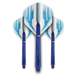 Red Dragon Darts Flight & Shaft Combo - VRX Blue