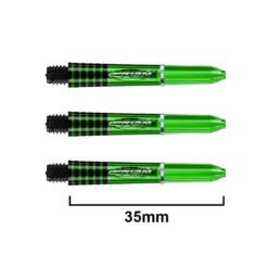 Winmau Prism Force Shafts -Darts Promotion Store c472 prism force short green