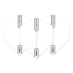 Red Dragon Darts White Hardcore Standard -Darts Promotion Store f6157 hardcore xt plain white image 1