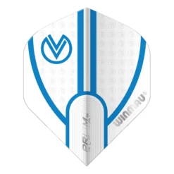Winmau Vincent Van Der Voort White & Blue Prism Alpha -Darts Promotion Store f6490 image 2